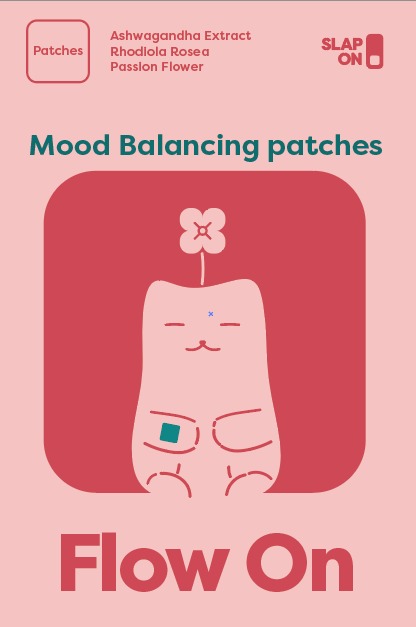 Flow On - Mood Balancing Patches packaging
